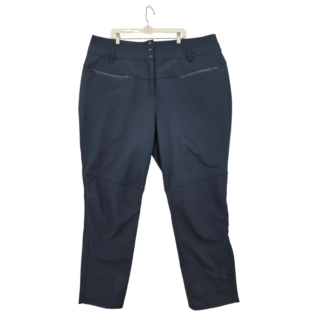 Mountain Warehouse Avalanche Womens High-Waisted Softshell Ski Pants Navy US 22